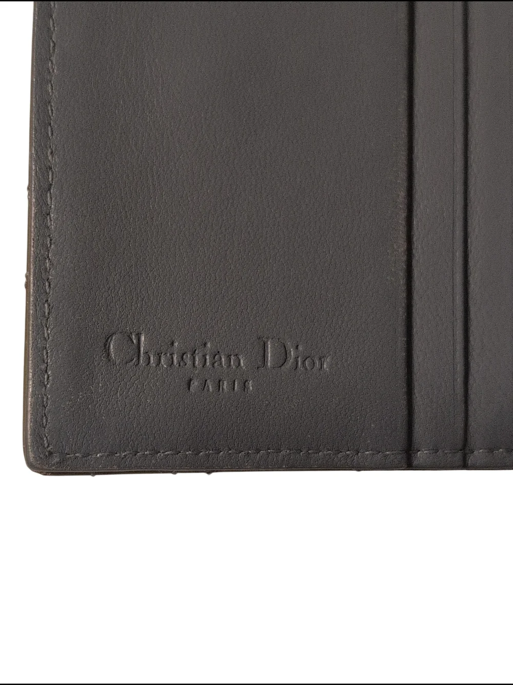 Patent Quilted Gray Snap Wallet